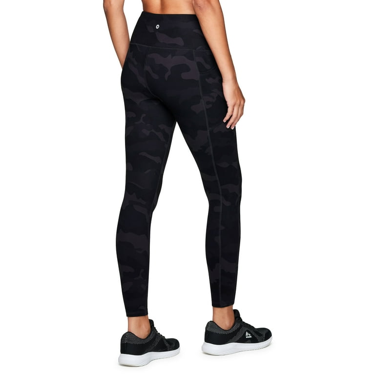 RBX Active Women's Ultra Soft Camo Workout Legging With Pockets 