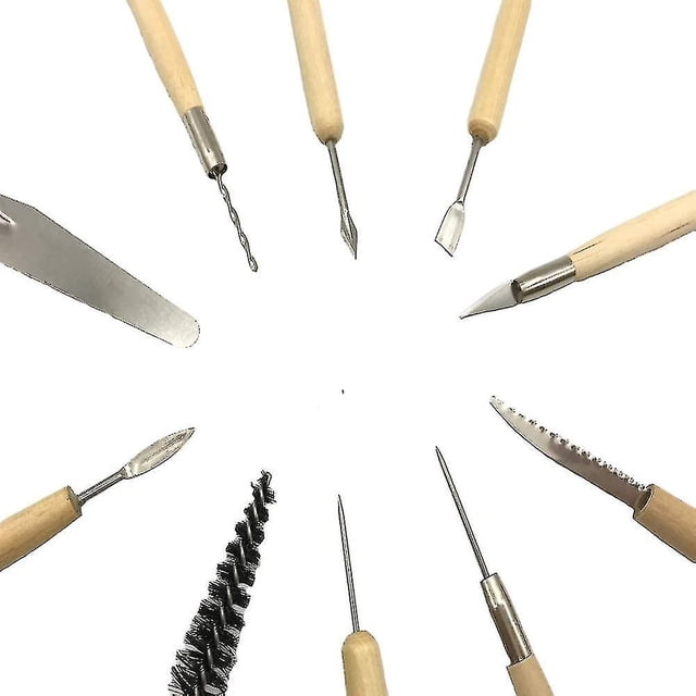 Juego de herramientas de cerámica para arcilla de 40 Uds., juego de herramientas para esculpir cerámica para principiantes, manualidades artísticas profesionales kaili Sencillez