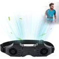 thumbnail image 1 of Ventilador portátil con clip para la cintura y cinturón ajustable, 2 salidas de aire, 8000 mAh, para debajo de la camisa, 3 velocidades, 5-12 horas de tiempo de funcionamiento, 1 of 4