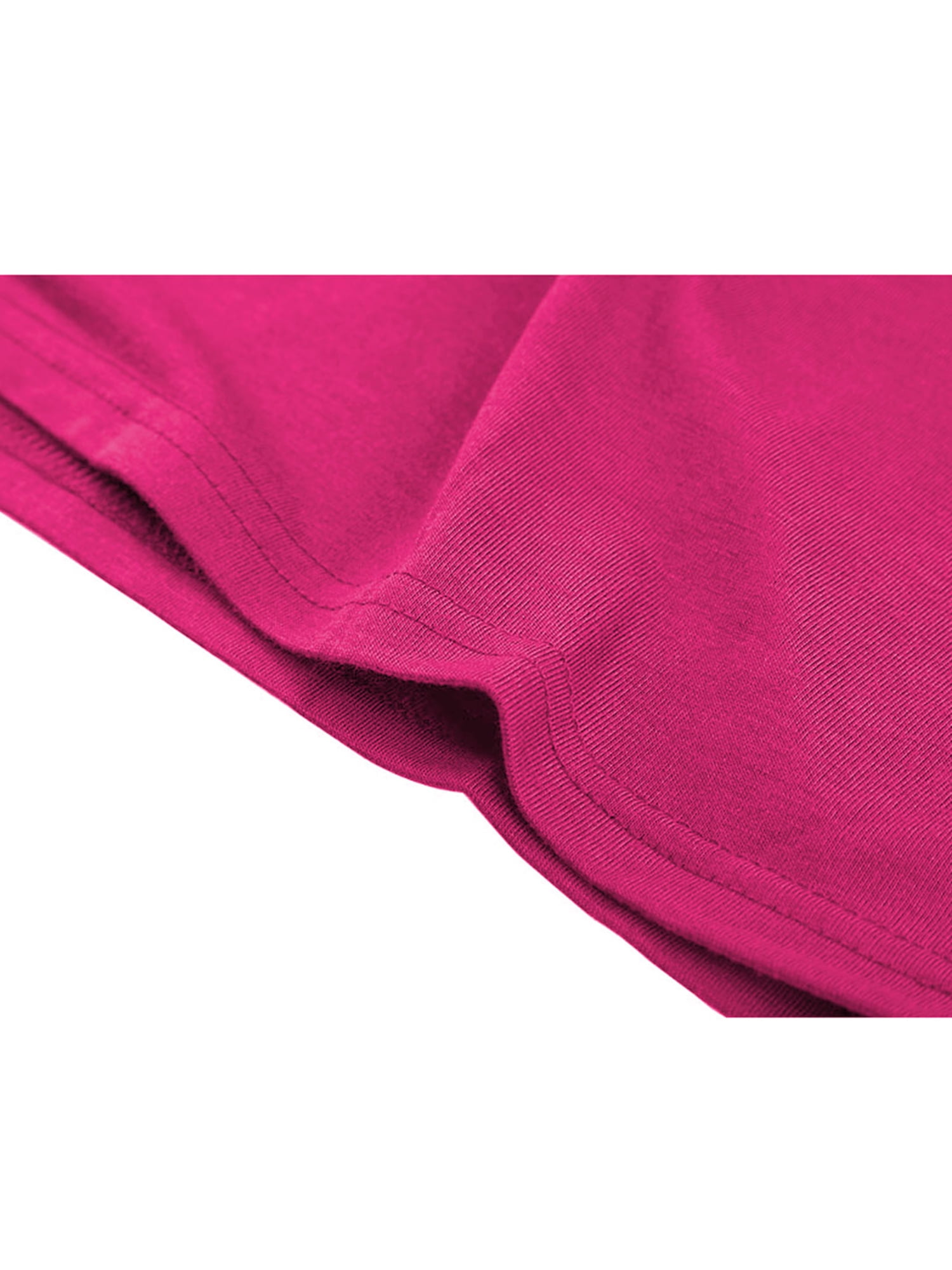 Unique Bargains Men's Pullover Lightweight Long Sleeve Top Turtleneck T-Shirt 46 Rose Red
