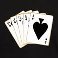 thumbnail image 3 of CafePress - Ace Spades Flush T Shirt - Men's Classic Graphic Cotton T-Shirt, 3 of 4