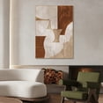 thumbnail image 5 of Brown Abstract Painting Wabi Sabi Wall Art Minimalist Painting Neutral Abstract Art Lare Earth Tone Modern Painting Home Decor, 5 of 8