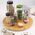thumbnail image 2 of Organizador TB Home de Lazy Susan para armario, despensa, 14 cm, bambú, 2 of 7