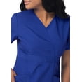thumbnail image 3 of Sivvan Women's Scrub Set - Multi Pocket Cargo Pants & Stylish Mock Wrap Top (Available in 15 Colors), 3 of 6