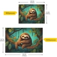 thumbnail image 5 of FREEAMG Cartoon Sloth Green Puzzle 1000 Pieces - Wooden Jigsaw Puzzles for Family Games - Suitable for Teenagers and Adults, 5 of 7