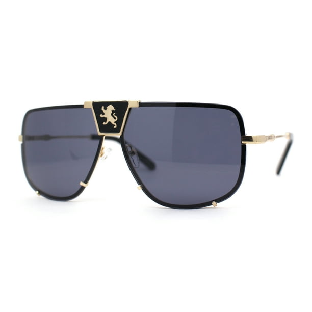 Flat top rimless sunglasses sale