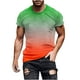 thumbnail image 1 of Mens Casual Pantalones Cortos Raya Impresión Suéter Fitness Deportes Camiseta, Poliéster Cuello Redondo Blusa para Al Aire Libre, Diario Y Primavera Verano Desgaste, 1 of 5