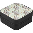thumbnail image 3 of GZHJMY Koala Jewelry Box for Teens Girls Women Birthday Christmas Gift, Portable PU Leather Jewelry Storage Box Mini Travel Jewelry Case for Necklace Bracelet Earrings Rings, 3 of 7