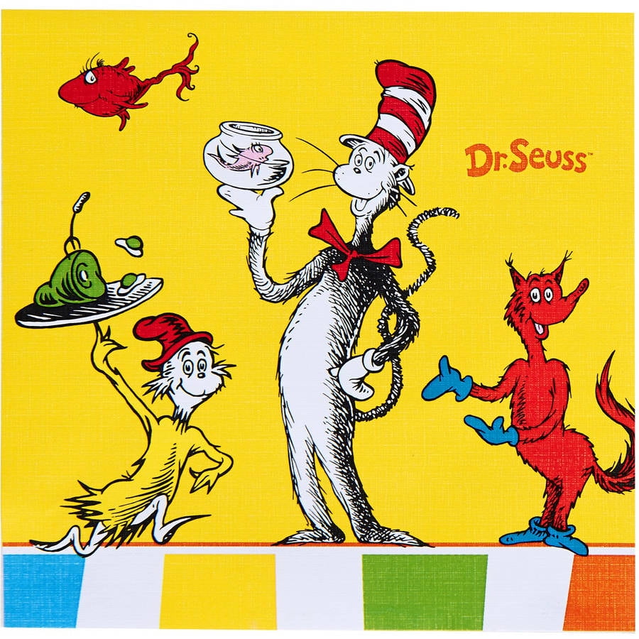 Dr. Seuss Favorites Beverage Napkins, 20-Pack by Generic