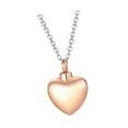 thumbnail image 2 of Baohd Ouverture Urne Commémorative Collier Mode Amour Coeur pour Fête L'action de Grâce Jour Rose d'Or, 2 of 9