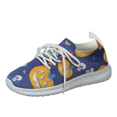 

Ladies Fashion Breathable Mesh Printed Tie Up Flat Bottomed Casual Sports Shoes Women s Wedge Sneaker Sneaker Boots for Women Sneaker Socks for Women Sneaker Wedges for Women Sneaker