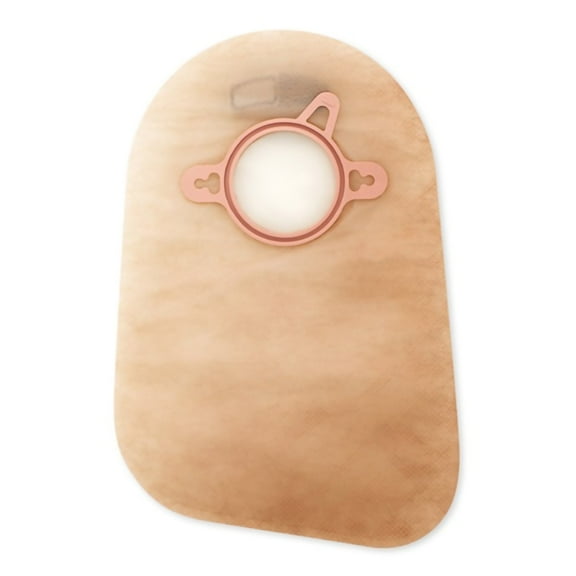 Hollister New Image 2-Piece Closed Ostomy Pouch 18362, 9" Length, Ultra-Clear, 1-3/4” Opening, AF300 Filter, Green Color Match, 60 Count