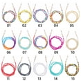 thumbnail image 2 of Women Kids Beads Colorful Neck Lanyard for Women Glasses Holder Strap Mask Chains Beaded Mask Lanyard Glasses Chains 01, 2 of 8