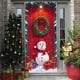 thumbnail image 5 of Decoraciones navideñas, 78x35 pulgadas, cubrepuertas navideño, guirnaldas colgantes, telón de fondo, decoración de pared, cubrepuertas navideño, funda de poliéster para puerta de invierno., 5 of 6