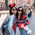 thumbnail image 3 of Diadema con orejas de Mickey Mouse de Disney, aro para el pelo para parque de atracciones, escamas de pescado, malla de lentejuelas, sombreros de fiesta, juguete para niña, cumpleaños, 3 of 5