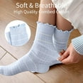 thumbnail image 4 of Women's Cute Crew Socks, Casual Athletic Bowknot Cherry Calf Novelty Socks, 4 of 13