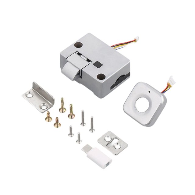 Cerradura de huella dactilar biométrica con contraseña, bricolaje, inteligente, multiusos, compacta y ahorradora de espacio. Argén