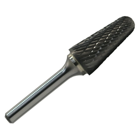 UPC: 0887861119481 | SL6 5/8 X 1-5/16 Cone Carbide Burr 1/4 Shank DULSL6