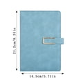 thumbnail image 3 of A5 Soft Cover Journal U Shape Buckle Notebook Thickened High End Business Notepad Stylish for Daily Writing, 3 of 5