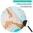 thumbnail image 5 of ITNRSIIET [20% Larger] Mouse Pad with Stitched Edge Premium-Textured Mouse Mat Waterproof Non-Slip Rubber Base Round, 5 of 5