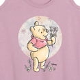 thumbnail image 3 of Winnie the Pooh - Floral Circle Pooh - Women's Racerback Tank Top, 3 of 5