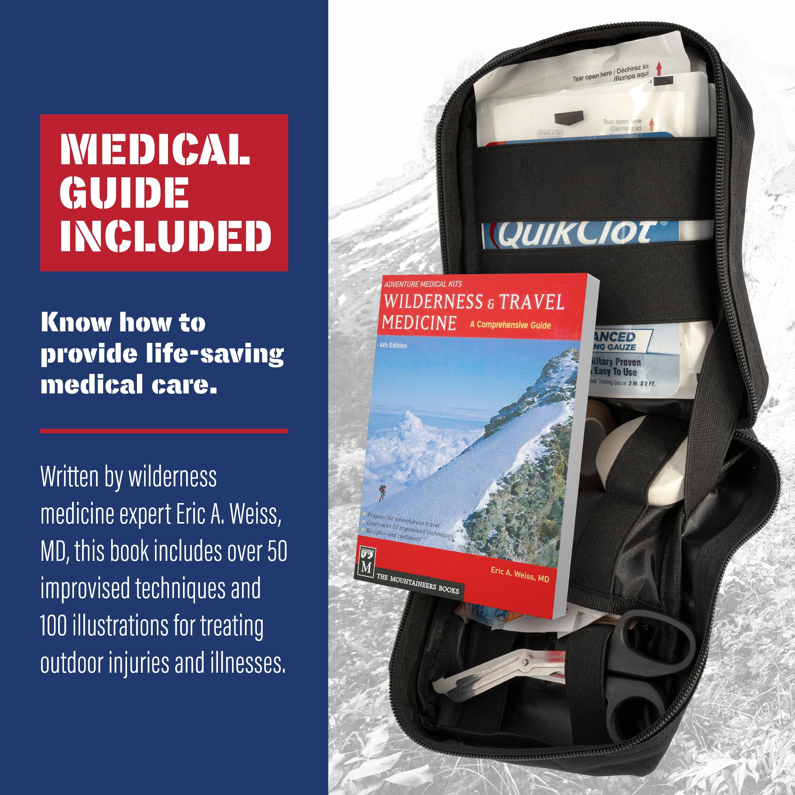 Adventure Medical MOLLE Bag Trauma Kit 1.0 (Khaki Bag)