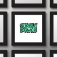 thumbnail image 3 of Gallery Pops Nickelodeon Teenage Mutant Ninja Turtles - Turtle Power Wall Art, Black Framed Version, 12" x 12", 3 of 5