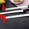 thumbnail image 5 of 10/12 Inch Best Serrated Edge Bread Knife Cake Cutter Long Baguette Knife Stainless Steel Bread Slicer Reusable Easy To Clean, 5 of 8