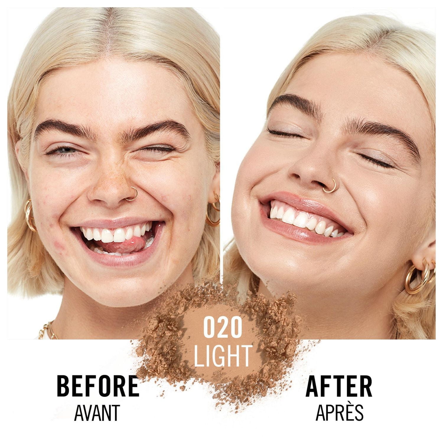 Rimmel Poudre Pressée Kind & Free™ - Fond de teint en poudre léger et sans talc, à l'aloe vera et au tapioca, 100% Végétalien & Sans Cruauté Poudre Pressée Végétalienne