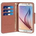 thumbnail image 4 of BLACK BROWN INFOLIO WALLET CREDIT CARD ID CASE COVER STAND FOR SAMSUNG GALAXY S6, 4 of 4
