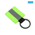 thumbnail image 3 of Uxcell Reflective Keychain Tags Reflective Zipper Pull Nylon Keychain High Visibility Fluorescent Green, 3 of 7