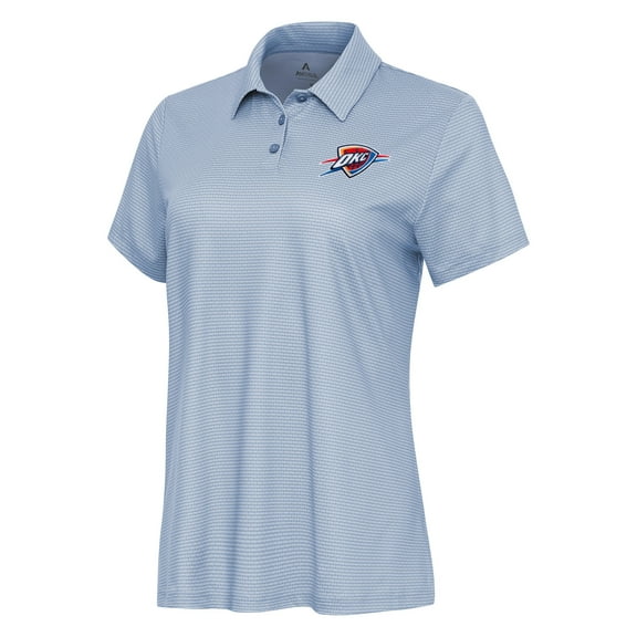 Women's Antigua  White Oklahoma City Thunder Rings Polo