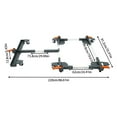 thumbnail image 6 of Industrial Mobile Base Kit Adjustable Mobile Base, Strength Universal Rolling Mobile Base, Adjustable Rolling Set for Moving Equipment, Tools, Machines - 600 lb Capacity, 6 of 13