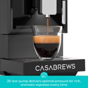 CASABREWS ACAFEPLUS, 20 Bar Fully Automatic Espresso Machine, Black