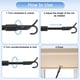 thumbnail image 4 of 2 piezas de varilla de 14"-23" para persianas sin cordón, varilla para subir y bajar cortinas, negra, 4 of 6