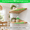 Oak-7in 2P, variant on Corner Shelves Floating Shset Of 3 Solid Oak Wood Wall Round End With Wire Hole Shelving For Small Plant Bedroom Kitchen Living R