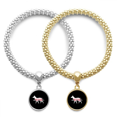 thumbnail image 1 of Animal Protect Is Everyones Responsibility Lover Bracelet Bangle Pendant Jewelry Couple Chain, 1 of 3