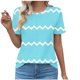 thumbnail image 1 of Tops Cortos para las Mujeres Cuello en V de Moda Casual Manga Corta Primavera Verano Top, Tops de Baile para las Mujeres, 1 of 4