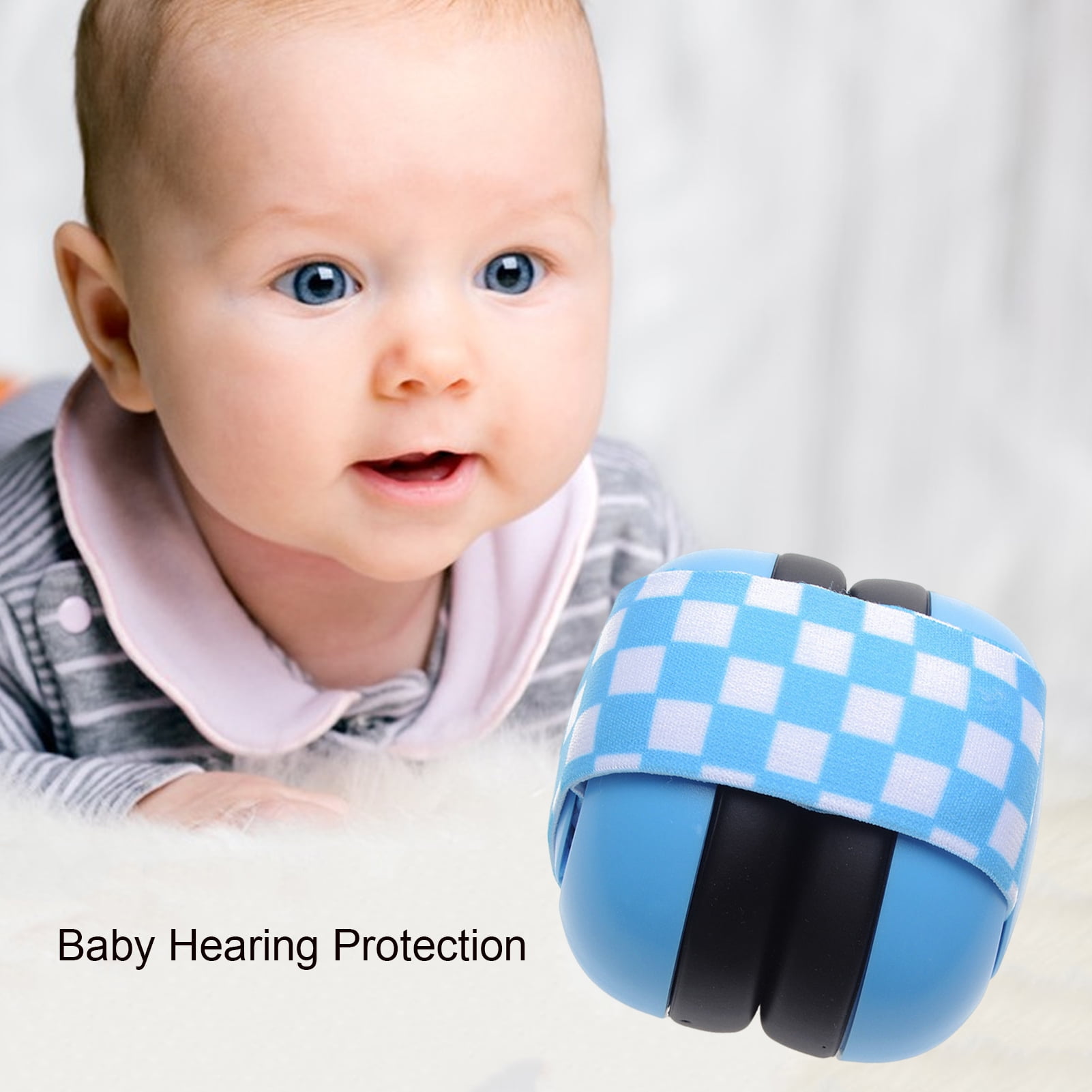 Pnellth Baby Headphones Adjustable Noise Cancelling Comfortable to Wear Infant Ear Protection Earmuffs for Babies 0-36 Months