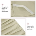thumbnail image 4 of Unique Bargains Polyester  Ruffled Bed Skirt Brushed Durable Bedroom Sheet 16 Inch Drop, 4 of 9