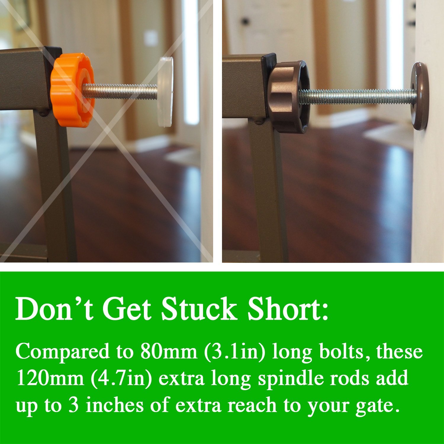 spindle rods for baby gate