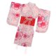 thumbnail image 1 of Tela de Estilo Japonés Oriental Rojo para Muñeca O Cualquier Muñeca de Niña Sunnimix Kimono de muñeca de moda, 1 of 8
