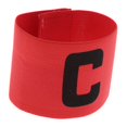 thumbnail image 2 of facefd Captain Armband Football Soccer Sports Adjustable Arm Bands Fluorescent Red, 2 of 9