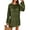 Army Green, variant on DAKIMOE Women Swimsuit Cover up Summer Bathing Suit Cover up Knit Swimwear Pullover Swim Cover up Beach Dress S-XL, Rose Red, M