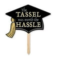 thumbnail image 1 of Beistle 53554 13 x 17.5 in. Grad Cap Yard Signe - Pack de 6, 1 of 1