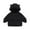 Black, variant on Toddler Little Boy Girl Winter Thicken Puffer Hooded Jacket Down Coat,2-3T