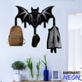 thumbnail image 4 of Handmadetneonsign Bat Coat Rack Wall Hanger, Bat Metal Wall Hooks, Bat Keys Holder Home Decor 74710, 4 of 5