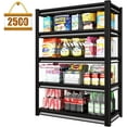 thumbnail image 4 of SDXYSTCE 40"W Garage Shelving Unit, 2500 Lbs Loads Metal Shelving Heavy Duty,Black, 4 of 7