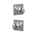 thumbnail image 4 of Schlage Fc21-Ply-Col Custom Plymouth Passage & Privacy Door Knob Set - Black, 4 of 7