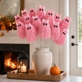 thumbnail image 6 of Aurorax Pink Halloween Decorations for Home,12 Pack Halloween Pink Ghost Stems,Cute Glitter Ghost Picks for Bouquet Wreath Table Centerpiece 12, 6 of 7